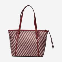 Load image into Gallery viewer, Bally Samirah Ladies 6232740 Multired Textile Tote Bag MSRP $780
