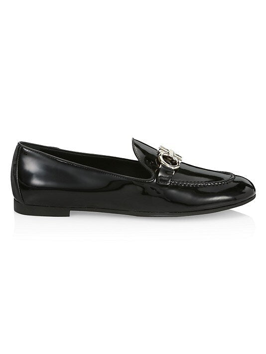 NEW SALVATORE FERRAGAMO Trifoglio Women's 727758 Black Shoe Size 8.5 D MSRP $650