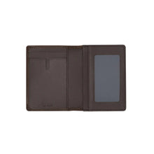 Load image into Gallery viewer, NEW TUMI Men&#39;s Nassau Brown Gusseted Card Case MSRP $150
