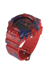 Load image into Gallery viewer, Casio G-Shock Blue &amp; Red Floral Resin Women&#39;s Watch GMDS6900F-4 MSRP $150
