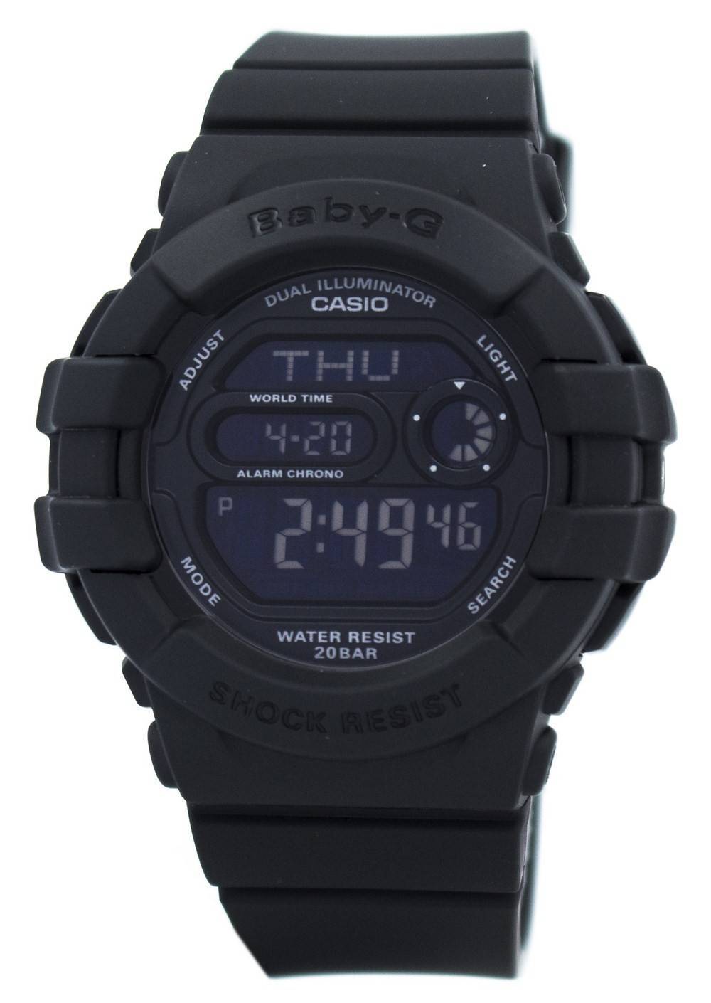 Casio Baby-G Black Dial Resin Women's Digital Watch BGD140-1A MSRP $89
