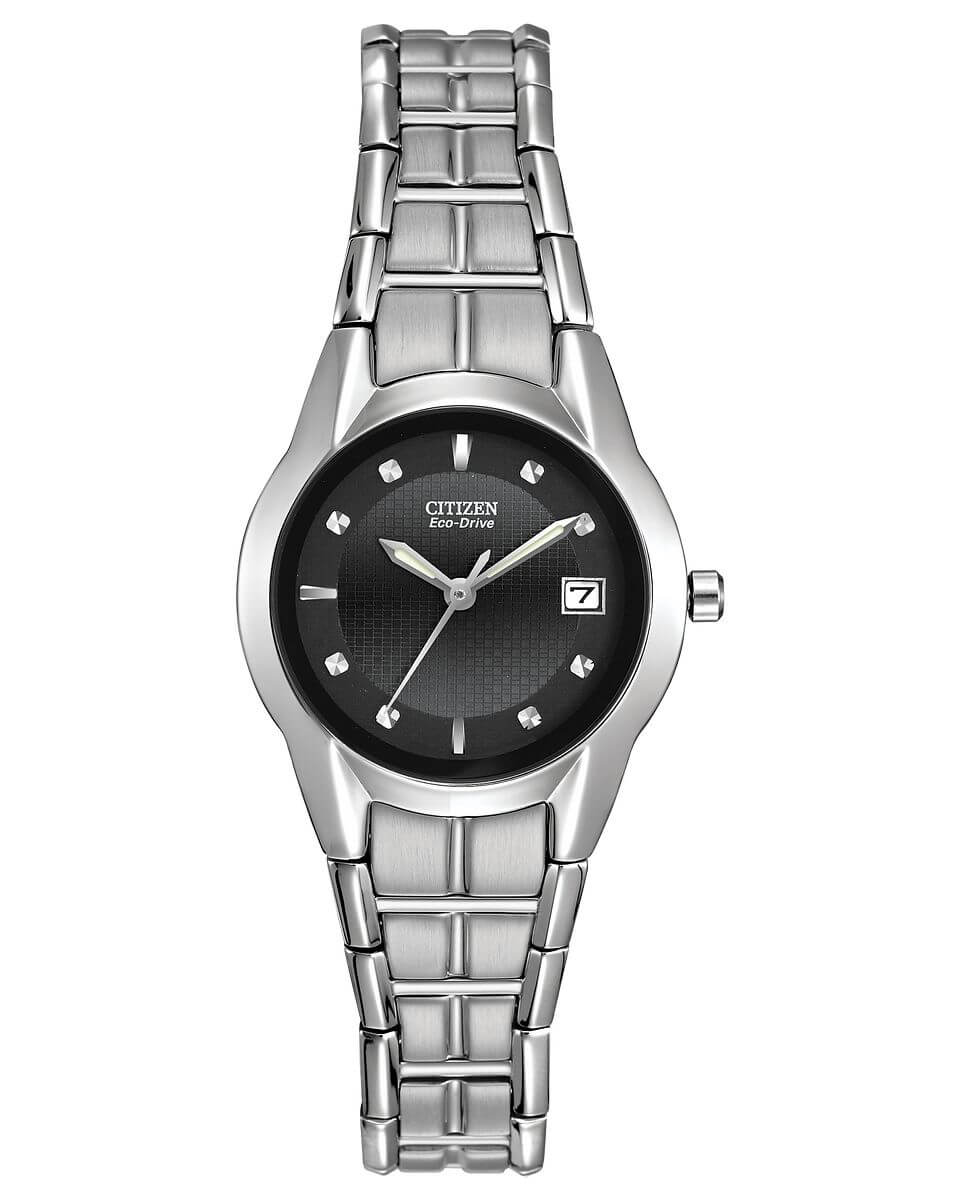 NEW Citizen Paradigm EW1410-50E 25mm Black Dial Watch MSRP $275