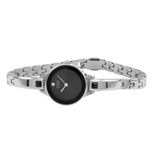 Load image into Gallery viewer, Citizen Axiom EX1320-54E Ladies 23mm Black Dial Bangle Watch $250
