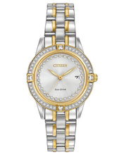 Load image into Gallery viewer, Citizen Silhouette Crystal FE1154-57A Ladies 29mm Watch MSRP $350
