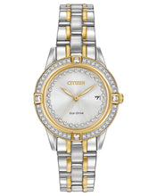 Load image into Gallery viewer, NEW Citizen Silhouette Crystal FE1154-57A Ladies 29mm Watch MSRP $350
