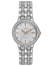 Load image into Gallery viewer, Citizen Silhouette Crystal EW2340-58A Ladies 28mm Watch MSRP $350
