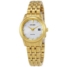 Load image into Gallery viewer, NEW Citizen Diamond EW2392-54A Ladies 28mm Silver Dial Watch MSRP $395
