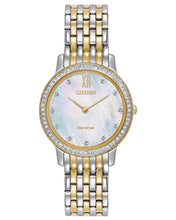 Load image into Gallery viewer, NEW Citizen Silhouette Crystal EX1484-57D Ladies 29mm Watch MSRP $295
