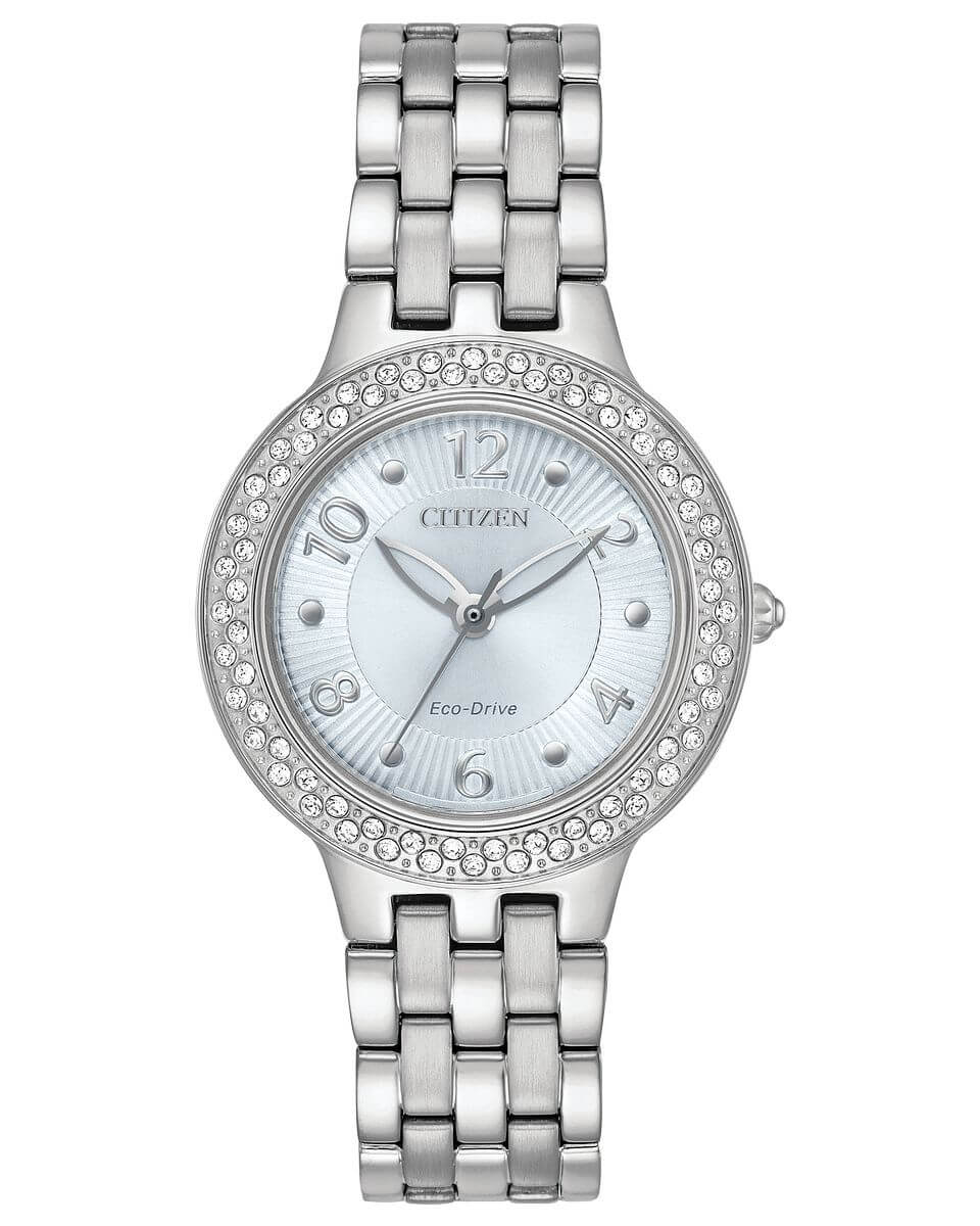 Citizen Silhouette Crystal FE2080-56L Ladies 31mm Watch MSRP $295
