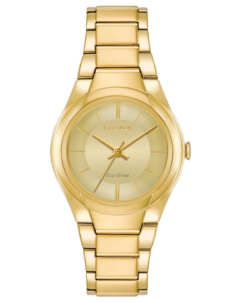 NEW Citizen Chandler FE2092-57P Ladies 29mm Champagne Dial Watch $275