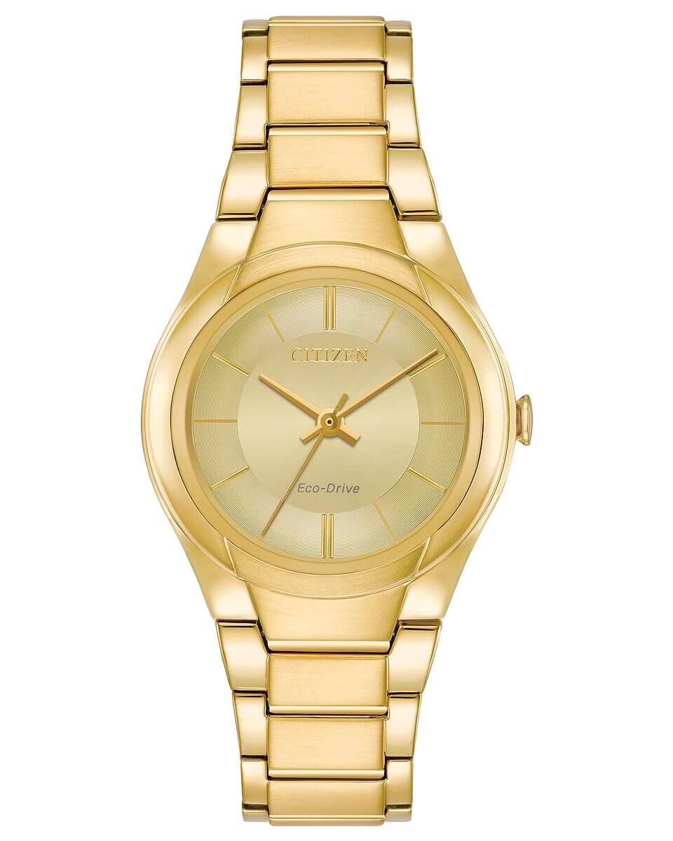 NEW Citizen Chandler FE2092-57P Ladies 29mm Champagne Dial Watch $275