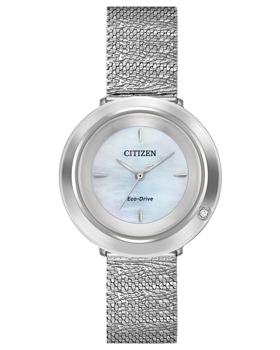 NEW Citizen L Ambiluna EM0640-58D Ladies 32mm Bracelet Watch MSRP $375