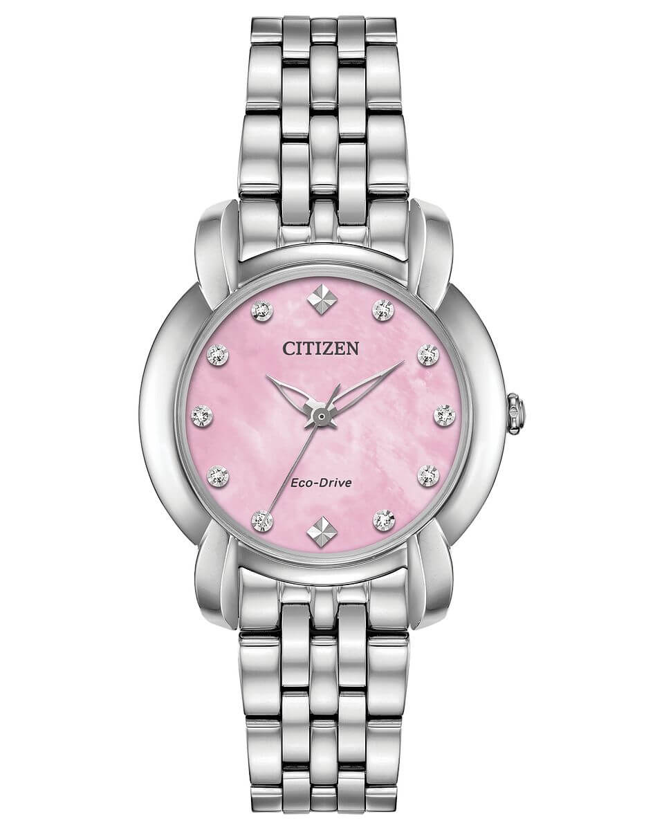 NEW Citizen Jolie EM0710-54Y Ladies 30mm Bracelet Watch MSRP $395