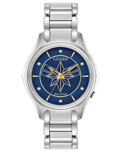 Load image into Gallery viewer, NEW Citizen Captain Marvel EM0596-58W Ladies 37mm Blue Dial Watch $350
