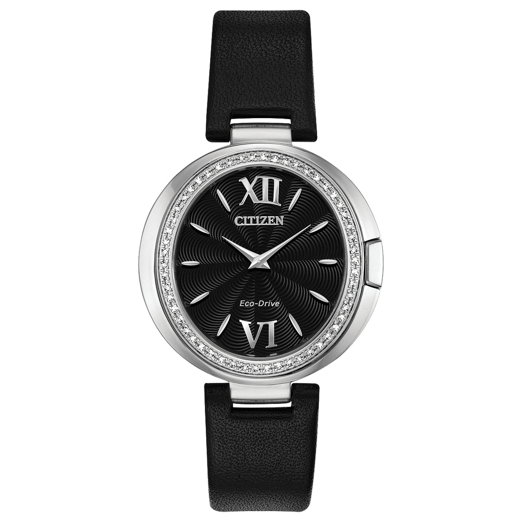 NEW Citizen Capella Ladies EX1500-01E Silver-Tone 34mm Watch MSRP $775