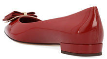Load image into Gallery viewer, NEW SALVATORE FERRAGAMO Zeri 10 Women&#39;s 724202 Red Flats Size 5 D MSRP $675
