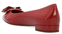 Load image into Gallery viewer, NEW SALVATORE FERRAGAMO Zeri 10 Women&#39;s 724202 Red Flats Size 6 D MSRP $675

