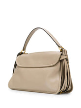 Load image into Gallery viewer, NEW Bally Kyrah Women&#39;s 6229686 Beige Leather Medium Tote Bag MSRP $1850
