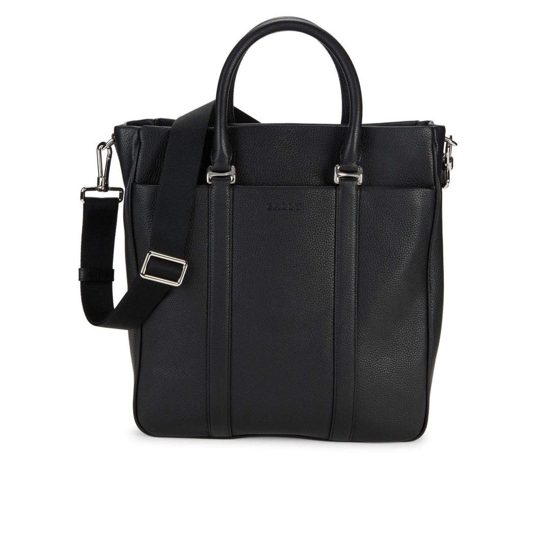 NEW Bally Margon Men's 6225298 Black Leather Messenger Bag MSRP $990