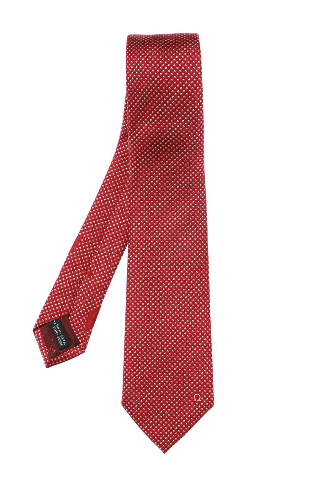 NEW SALVATORE FERRAGAMO Men's 703155 Red Tie MSRP $190