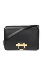 Load image into Gallery viewer, NEW SALVATORE FERRAGAMO Joanne Women&#39;s 718474 Black Shoulder Bag MSRP $1750
