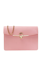 Load image into Gallery viewer, NEW SALVATORE FERRAGAMO Gancini Women&#39;s 724095 Desert Rose Shoulder Bag MSRP $995
