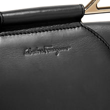 Load image into Gallery viewer, NEW SALVATORE FERRAGAMO Daphne Women&#39;s 691305 Black Shoulder Bag MSRP $1890
