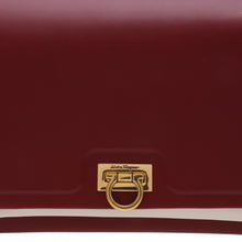 Load image into Gallery viewer, NEW SALVATORE FERRAGAMO Trifolio Women&#39;s 724735 Red Shoulder Bag MSRP $2100
