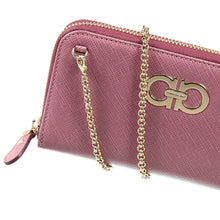 Load image into Gallery viewer, NEW SALVATORE FERRAGAMO Gancini Women&#39;s 614449 Voilet Wallet MSRP $595
