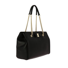 Load image into Gallery viewer, NEW SALVATORE FERRAGAMO Melike Women&#39;s 674286 Black Handbag MSRP $1590
