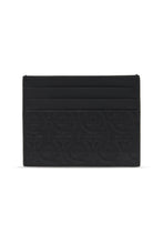 Load image into Gallery viewer, NEW SALVATORE FERRAGAMO Gancini Men&#39;s 725146 Black Card Holder MSRP $350
