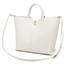 Load image into Gallery viewer, NEW FURLA Women&#39;s Ribbon White Leather Tote Bag MSRP $499
