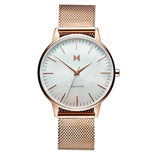 NEW MVMT Women's MB01-RGPL Boulevard Analog Rodeo Sunset Watch MSRP $160