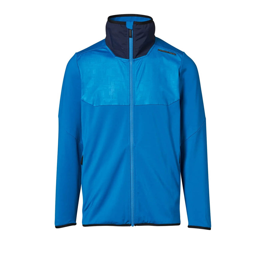 NEW Porsche Design Men's Mykonos Blue Fleece Jacket L MSRP $285