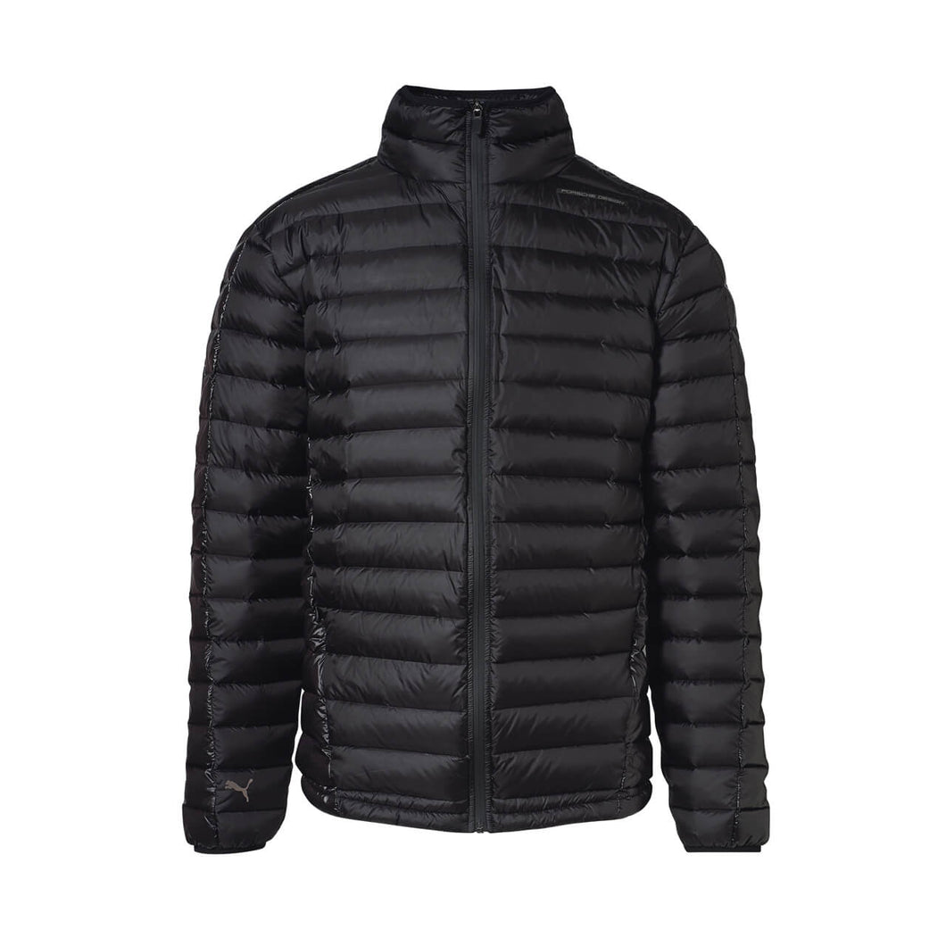 NEW Porsche Design Men's Jet Black Lightweight Down Jacket M MSRP $350