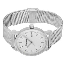 Load image into Gallery viewer, Wenger Swiss Army Men&#39;s 01.1741.113 Urban Classic White Dial Watch 42mm MSRP$165
