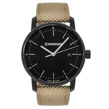 Load image into Gallery viewer, NEW WENGER SWISS ARMY Men&#39;s Urban Classic 42mm Black Dial Watch 01.1741.138 MSRP $185
