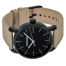 Load image into Gallery viewer, NEW WENGER SWISS ARMY Men&#39;s Urban Classic 42mm Black Dial Watch 01.1741.138 MSRP $185
