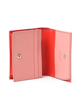 Load image into Gallery viewer, NEW SALVATORE FERRAGAMO Gancini Women&#39;s 724147 Rose/Coral Small Wallet MSRP $395
