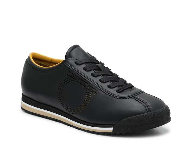 NEW SALVATORE FERRAGAMO Spring Men's 726619 Black Sneaker Size 6.5 M MSRP $850
