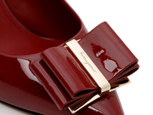 Load image into Gallery viewer, NEW SALVATORE FERRAGAMO Zeri 10 Women&#39;s 724202 Red Flats Size 6 D MSRP $675
