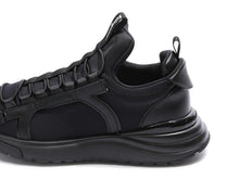 Load image into Gallery viewer, NEW SALVATORE FERRAGAMO Shiro Men&#39;s 723987 Black Sneaker Size 6 M MSRP $575
