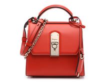 Load image into Gallery viewer, NEW SALVATORE FERRAGAMO Boxyz Women&#39;s 723982 Coral Shoulder Bag MSRP $1790
