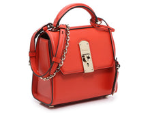 Load image into Gallery viewer, NEW SALVATORE FERRAGAMO Boxyz Women&#39;s 723982 Coral Shoulder Bag MSRP $1790
