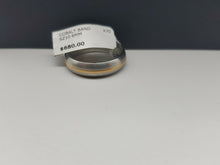 Load image into Gallery viewer, NEW SCOTT KAY COBALT &amp; 14KT GOLD 6MM UNITY BAND WITH SATIN FINISH SIZE 10 RING
