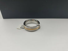 Load image into Gallery viewer, NEW SCOTT KAY COBALT &amp; 14K GOLD 7MM UNITY BAND WITH SATIN FINISH SIZE 10 RING
