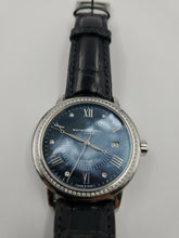 Load image into Gallery viewer, New Raymond Weil Women&#39;s 2837-SLS-00296 Maestro Blue Mother Pearl Diamond $3850
