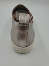 Load image into Gallery viewer, New Bally Women&#39;s Henrika Silver Lamb Leather Slip On Sneakers Italy US 4.5 MSRP $450
