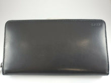 Load image into Gallery viewer, New Bally Tallen Men&#39;s 6218189 Black Leather Zippered Long Wallet MSRP $580
