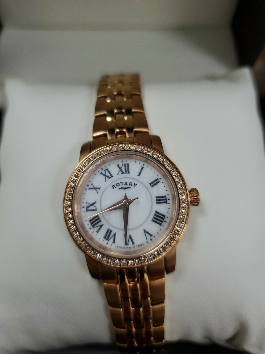 New Rotary Ladies LB02597/41 Watch 28MM  MSRP $285